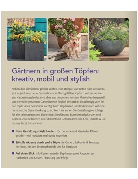Der mobile Garten - Konzepte für große Pflanzgefäße