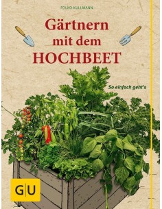 Gärtner mit dem Hochbeet