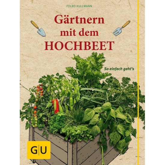Gärtner mit dem Hochbeet