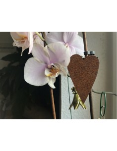 kleines Metall Herz als Dekoherz für Blumen oder Hochzeit 2