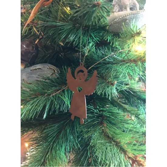 Christbaumschmuck Engel mit Herz, Winterdeko Weihnachtsdeko Schmuck für Weihnachtsbaum