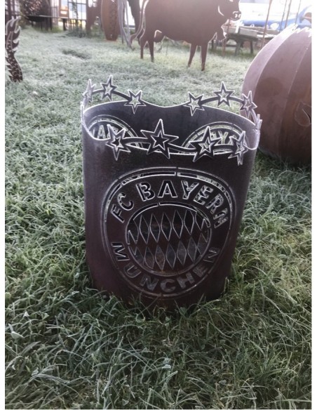 Offizieller Feuerkorb des FC Bayern für Ihre Fußballparty im Garten