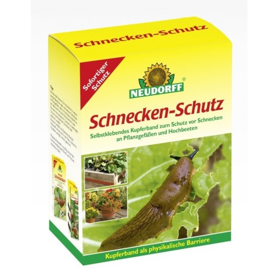 Schneckenschutz Klupferband - Schutz für Hochbeete, Pflanzgefäße und Kräuter, Topfschutz , Kräuterschutz