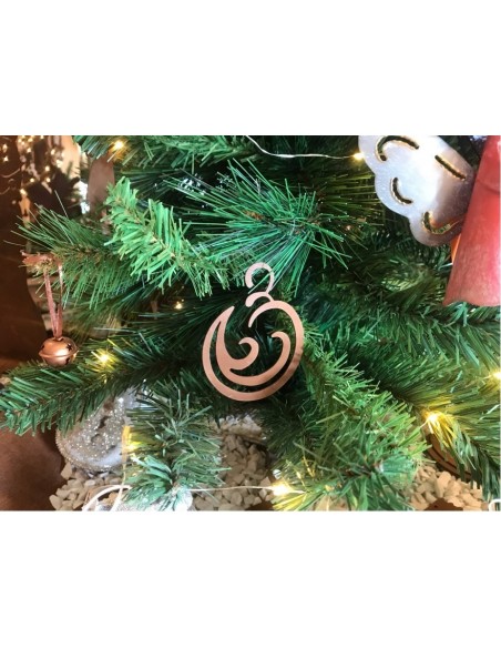 Christbaumschmuck Kugel Ornament groß im Weihnachtsbaum, Weihnachtsdeko, Winterdeko, Weihnachtskugel