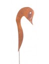 Deko Gartenstecker - Schwanenkopf - Höhe 60 cm -  Teich und Beetdeko
