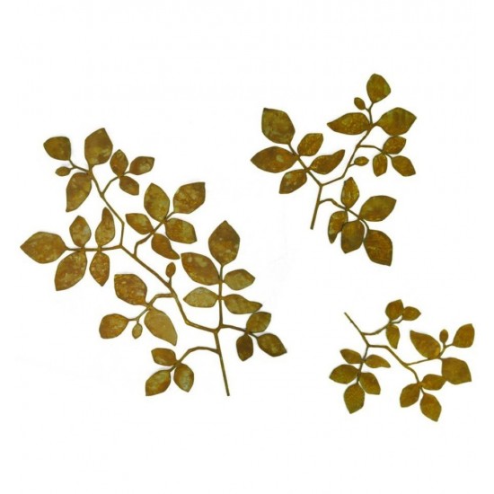 Deko Blätter an Ast Variante A Länge 41 cm - Deko zum Hängen