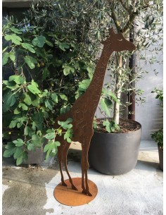 Giraffe auf Platte, zum Stellen 2