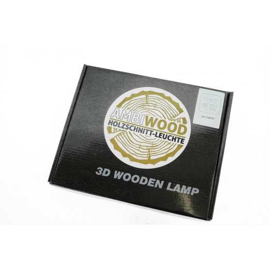 Holzlampe mit Motiv "Schnecke" LED Tischlampen, Kinderzimmerlampe, Nachtischlampe, Wohndeko, Holzdeko, Licht fürs Kinderzimmer