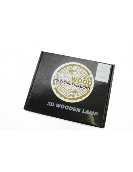 Holzlampe mit Motiv "Schnecke" LED Tischlampen, Kinderzimmerlampe, Nachtischlampe, Wohndeko, Holzdeko, Licht fürs Kinderzimmer