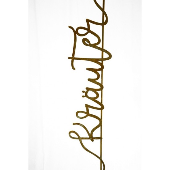 Gartenstecker mit Spruch Kräuter - Gartendeko - Große Gartenstecker