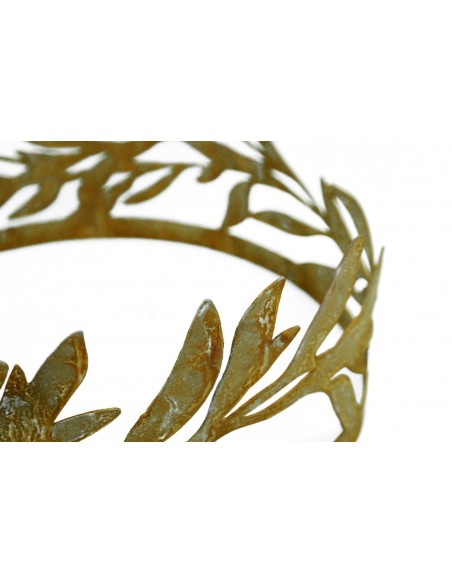 Deko Olivenzweig -Ring  für mediterrane Garten und Tisch Deko - Ø 30cm