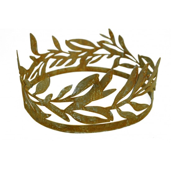 Deko Olivenzweig -Ring  für mediterrane Garten und Tisch Deko - Ø 30cm