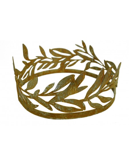 Deko Olivenzweig -Ring  für mediterrane Garten und Tisch Deko - Ø 30cm