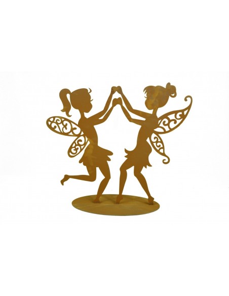 Deko Feetanz groß - Elfen und Feen , Metalldeko, Edelrostdeko, Feen, Edelrostdeko Deko Feetanz groß - Elfen und Feen , Metalldeko, Edelrostdeko, Feen, Edelrostdeko