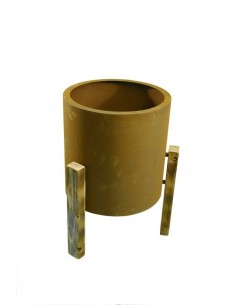 Pflanzschale "Planter round" Mittel - Deko für die Blumenecke, Metalldeko, Edelrostdeko, Rost Patina, Pflanzschale