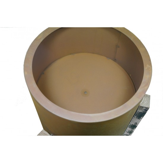Pflanzschale "Planter round" Mittel - Deko für die Blumenecke, Metalldeko, Edelrostdeko, Rost Patina, Pflanzschale