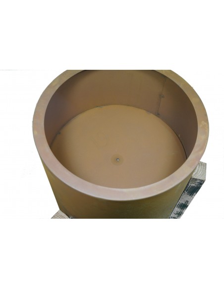 Pflanzschale "Planter round" Mittel - Deko für die Blumenecke, Metalldeko, Edelrostdeko, Rost Patina, Pflanzschale