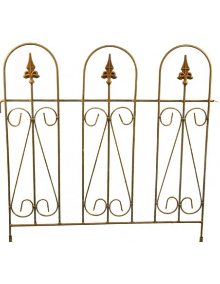 Deko Gartenzaun zum Stecken gerade, Metalldeko, Gartendeko, Edelrostdeko, Außendeko, Stecker Deko Gartenzaun zum Stecken gerade, Metalldeko, Gartendeko, Edelrostdeko, Außendeko, Stecker