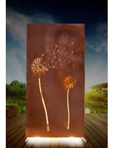 Sichtschutzwand Pusteblume (HB-Optik) - Höhe 180 cm