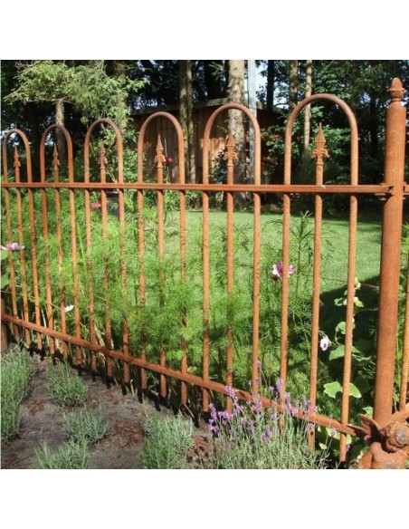 Zaun natur 2m inkl. einem Pfosten - Länge 200 cm