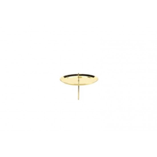 Adventskerzenhalter gold aus Metall , Winterdeko, Weihnachtsdeko, Kerzenhalter