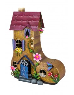Deko Feen-Haus Schuh, Wohndeko, bunte Deko , Märchenwelt, Elfen und Feen