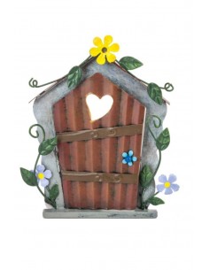 Miniatur-Feen-Tür ideal für Gärten und Bäume rustikale Tür für Elfen,...