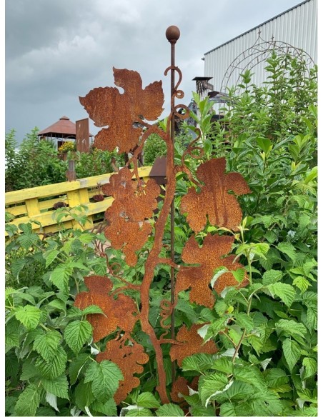 Gartenstecker Weinranke aus Metall mit Rost WeinS180 Saremo Gartenstecker Weinranke aus Metall mit Rost WeinS180 Saremo