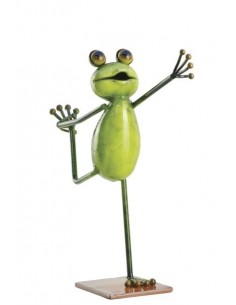 Yoga Frosch - Der Tänzer , Gartendeko, Wohndeko, lustige Deko, religiöse Deko