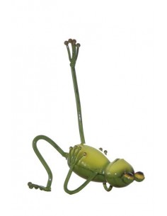 Yoga Frosch - Die Brücke , Wohndeko, Gartendeko, Deko Frosch, Deko für den Innenbereich