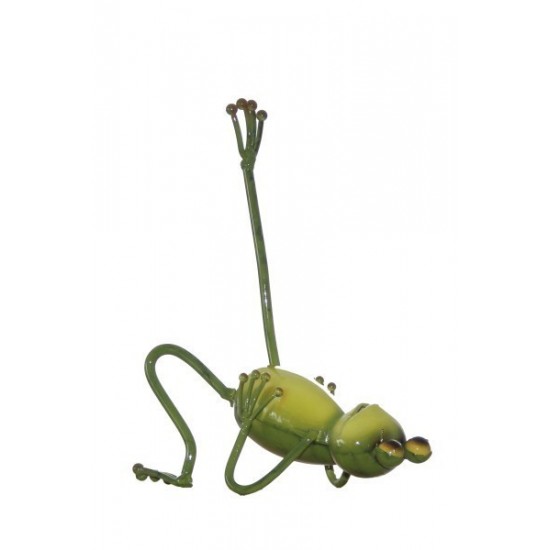 Yoga Frosch - Die Brücke , Wohndeko, Gartendeko, Deko Frosch, Deko für den Innenbereich