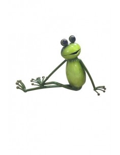Yoga Frosch - Der Wiese, Wohndeko, Deko für den Innenbereich, lustige Deko, Deko Frosch, Grüne Deko