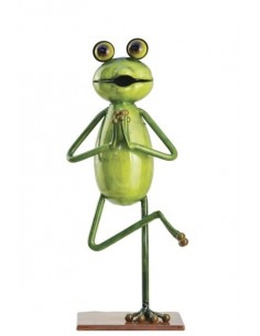 Yoga Frosch - Der halbe Baum, Gartendeko, Wohndeko, Tierdeko, tierische Deko, Deko Frosch, Deko für den Garten, Sommerdeko