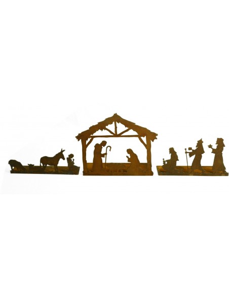 Krippen Set -die heilige Familie mitr heiligen drei Könige und Hirten