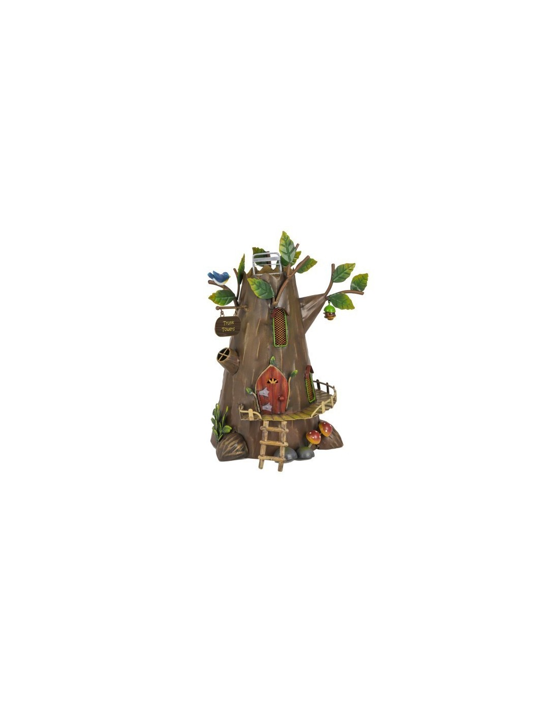 Deko Elfenhaus - Stamm Türme - Höhe 28 cm Deko Elfenhaus - Stamm Türme - Höhe 28 cm