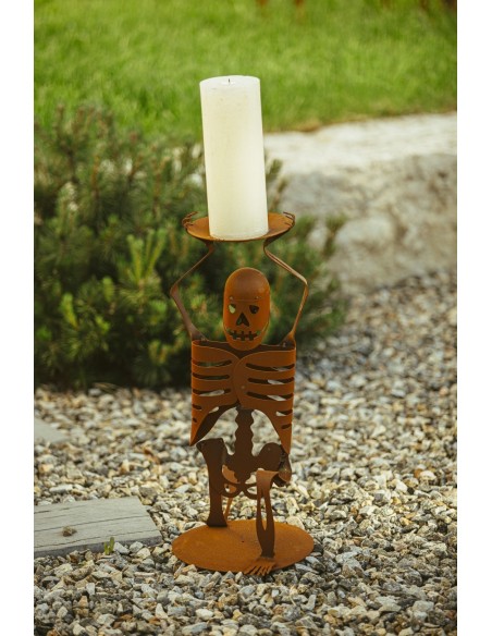 Haloween deko Skelett für den Garten