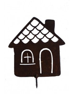 Deko Haus als Baumstecker- zum Basteln mit Holz