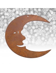 Christbaumschmuck Mond, 8 cm hoch 2