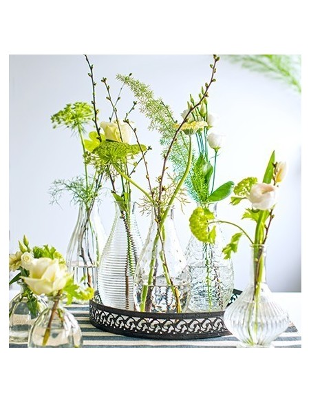 Deko Tablett mit Holz Platte 