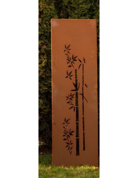 Sichtschutzwand "Bambus" linkshängend Höhe 180 cm - XXL Gartendeko