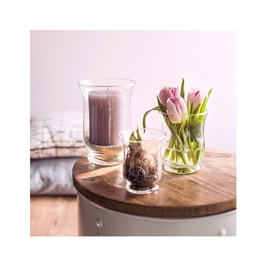 Deko Glas Vase "Hurricane" 