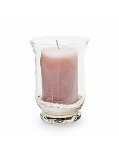 Deko Glas Vase "Hurricane" Blumenvase und Windlicht