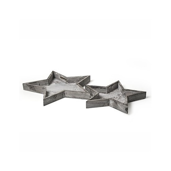 Deko Sterne aus Holz - Tischdeko Stern