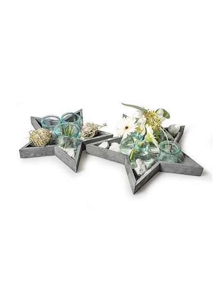 Deko Sterne aus Holz - Tischdeko Stern