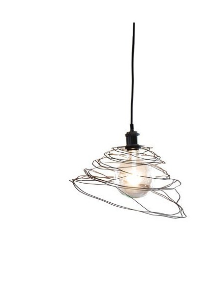 Lampenschirm "Isohypse" , besondere Lampe für Innen und Außen, Metalllampe, Metalldeko