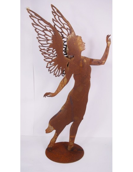 Dekofigur Engel Valerie mit doppelten Flügel , Tischdeko, Engelfigur, Metallengel, Gartendeko, Wohndeko 	 1 		 Dekofigur Engel Valerie mit doppelten Flügel , Tischdeko, Engelfigur, Metallengel, Gartendeko, Wohndeko 	 1