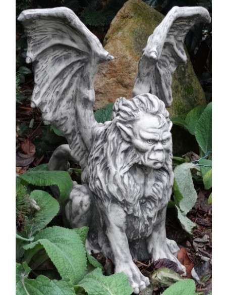Fabelwesen "Mantikor" als Steingussfigur  - Steinfiguren