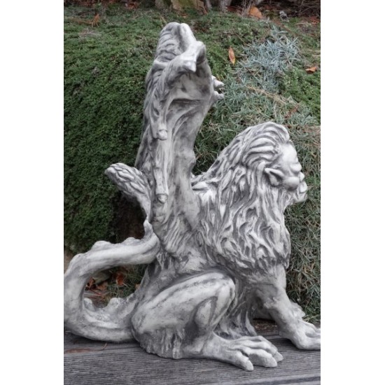 Fabelwesen "Mantikor" als Steingussfigur  - Steinfiguren