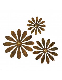 Deko Magerite mit Goldpunkt - Ø 13 cm