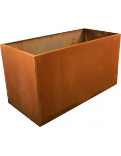 Metall Hochbeet Edelrost 200 cm lang kein cortenstahl Rostig  2